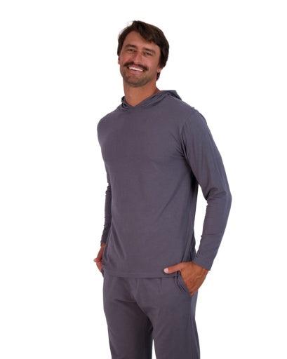 Wood Underwear iron mens long sleeve hoodie - Flyclothing LLC