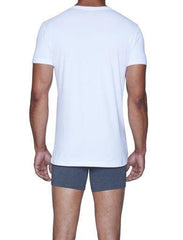 Wood Underwear white men's v-neck undershirt - Flyclothing LLC
