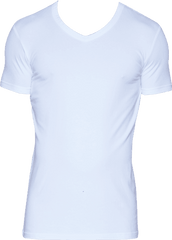 Wood Underwear white men's v-neck undershirt - Flyclothing LLC