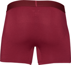 Wood Underwear burgundy red men's boxer brief w-fly - Flyclothing LLC