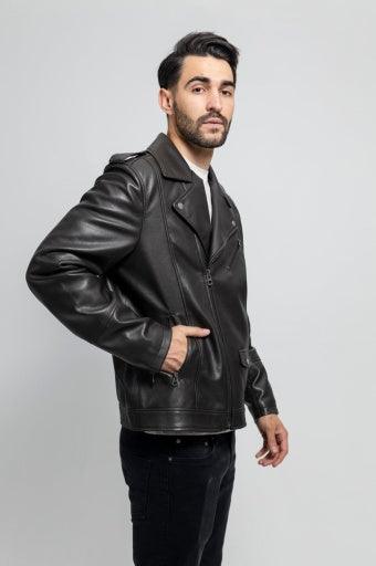AE Vegan Leather Motorcycle Jacket