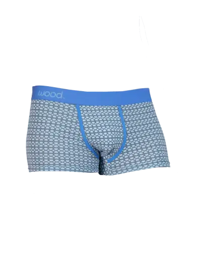 Wood Underwear steel blue rings men's trunk - Wood Underwear - Flyclothing LLC