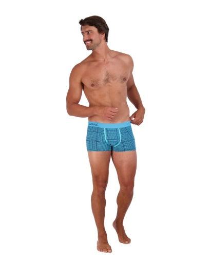 Wood Underwear blue hound weave men's trunk - Flyclothing LLC