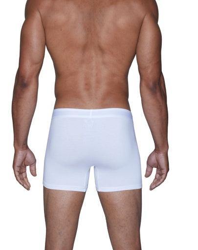 Wood Underwear white men's boxer brief w-fly - Flyclothing LLC