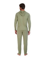 Wood Underwear olive mens long sleeve hoodie - Wood Underwear - Flyclothing LLC