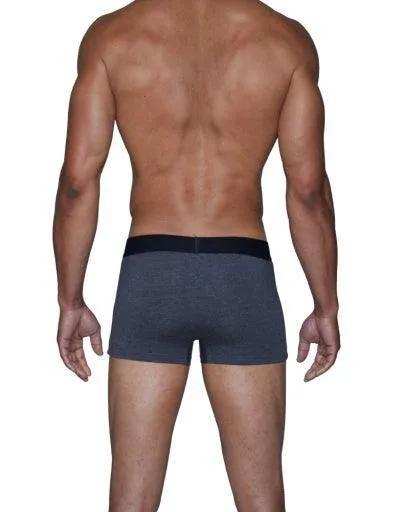 Wood Underwear charcoal heather men's trunk - Wood Underwear - Flyclothing LLC