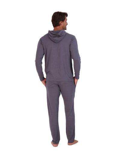 Wood Underwear iron mens long sleeve hoodie - Wood Underwear - Flyclothing LLC