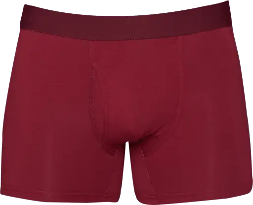 Wood Underwear burgundy red men's boxer brief w-fly - Wood Underwear - Flyclothing LLC