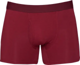 Wood Underwear burgundy red men's boxer brief w-fly - Wood Underwear - Flyclothing LLC