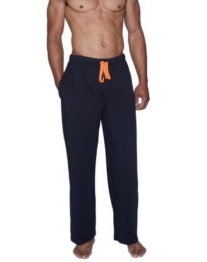 Wood Underwear black men's lounge pant w-drawstring & pockets - Flyclothing LLC