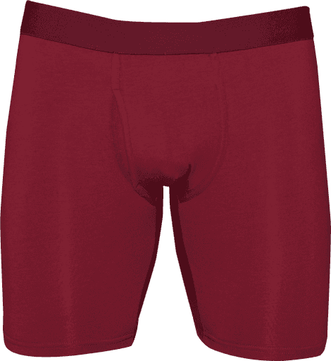 Wood Underwear burgundy red men's biker brief w-fly - Wood Underwear - Flyclothing LLC