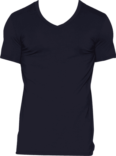 Wood Underwear black men's v-neck undershirt - Flyclothing LLC