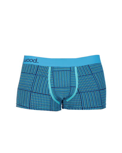 Wood Underwear blue hound weave men's trunk - Flyclothing LLC