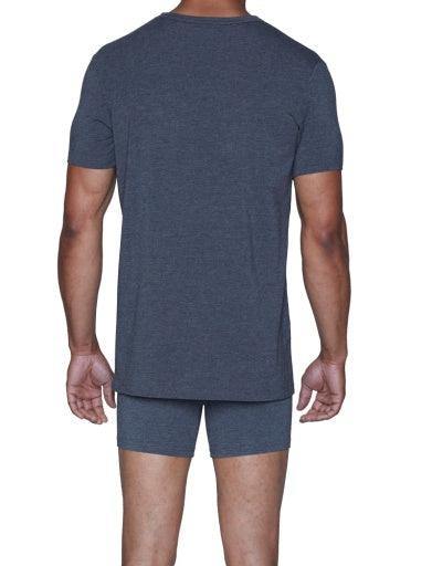 Wood Underwear charcoal heather men's v-neck undershirt - Flyclothing LLC