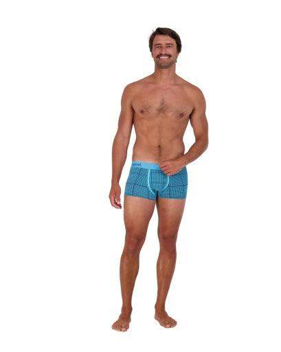 Wood Underwear blue hound weave men's trunk - Wood Underwear - Flyclothing LLC