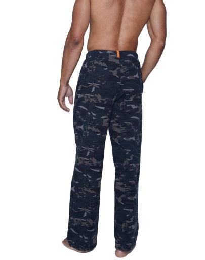 Wood Underwear forest camo men's lounge pant w-drawstring & pockets - Flyclothing LLC
