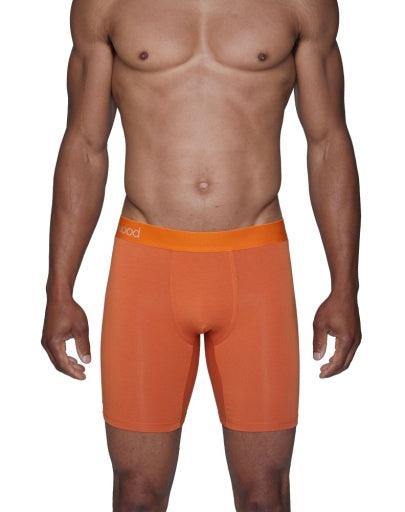 Wood Underwear wood orange men's biker brief - Flyclothing LLC
