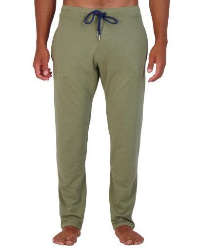 Wood Underwear olive mens tailored lounge pant - Flyclothing LLC