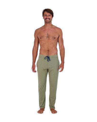 Wood Underwear olive mens tailored lounge pant - Wood Underwear - Flyclothing LLC