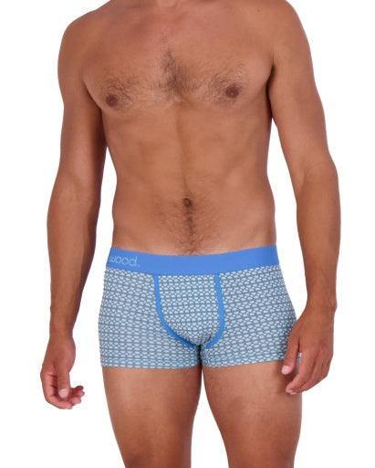 Wood Underwear steel blue rings men's trunk - Flyclothing LLC