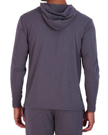 Wood Underwear iron mens long sleeve hoodie - Wood Underwear - Flyclothing LLC
