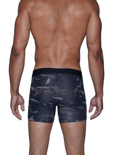 Wood Underwear forest camo men's boxer brief w-fly - Flyclothing LLC