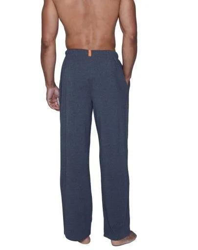 Wood Underwear charcoal heather men's lounge pant w-drawstring & pockets - Flyclothing LLC