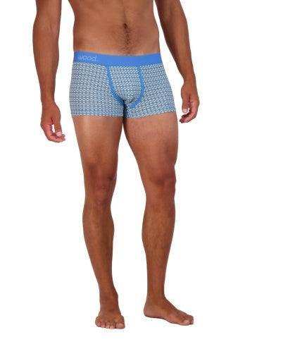Wood Underwear steel blue rings men's trunk - Wood Underwear - Flyclothing LLC