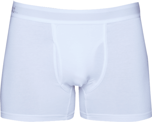 Wood Underwear white men's boxer brief w-fly - Flyclothing LLC