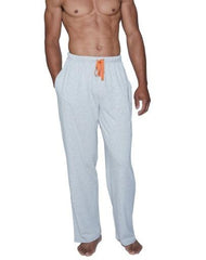 Wood Underwear heather grey men's lounge pant w-drawstring & pockets - Flyclothing LLC