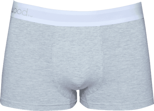 Wood Underwear heather grey men's trunk - Wood Underwear - Flyclothing LLC
