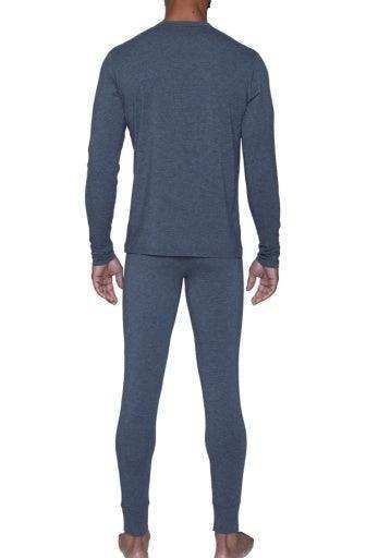 Wood Underwear charcoal heather men's long underwear ankle length - Wood Underwear - Flyclothing LLC