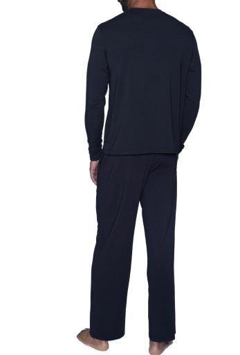 Wood Underwear black men's lounge pant w-drawstring & pockets - Flyclothing LLC