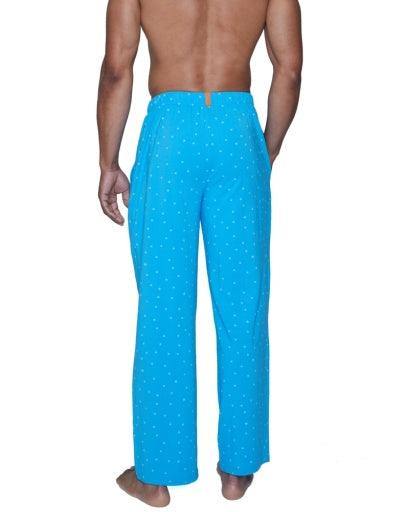 Wood Underwear b-squared blue men's lounge pant - Flyclothing LLC