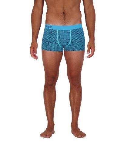 Wood Underwear blue hound weave men's trunk - Wood Underwear - Flyclothing LLC