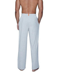 Wood Underwear heather grey men's lounge pant w-drawstring & pockets - Flyclothing LLC
