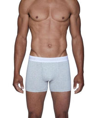 Wood Underwear heather grey men's boxer brief w-fly - Flyclothing LLC