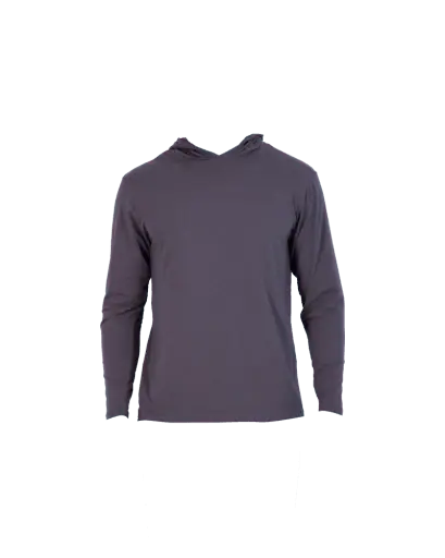Wood Underwear iron mens long sleeve hoodie - Wood Underwear - Flyclothing LLC