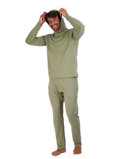 Wood Underwear olive mens tailored lounge pant - Flyclothing LLC