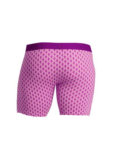 Wood Underwear purple interlock men's biker brief w-fly - Wood Underwear - Flyclothing LLC