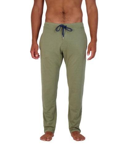 Wood Underwear olive mens tailored lounge pant - Flyclothing LLC