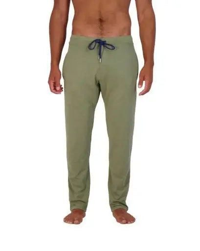Wood Underwear olive mens tailored lounge pant - Wood Underwear - Flyclothing LLC