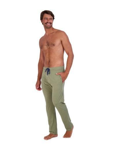 Wood Underwear olive mens tailored lounge pant - Flyclothing LLC