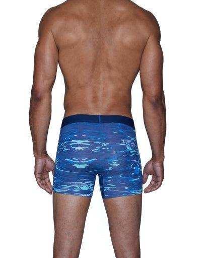 Wood Underwear blue liquid men's boxer brief w-fly - Wood Underwear - Flyclothing LLC