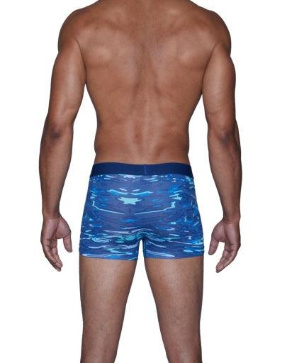 Wood Underwear blue liquid men's trunk - Flyclothing LLC