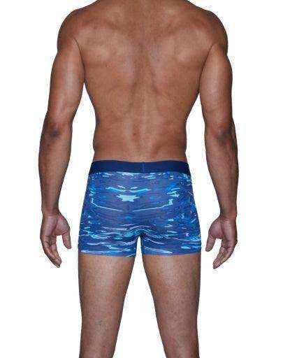 Wood Underwear blue liquid men's trunk - Wood Underwear - Flyclothing LLC
