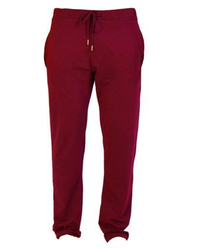 Wood Underwear burgundy men's tailored lounge pant - Flyclothing LLC