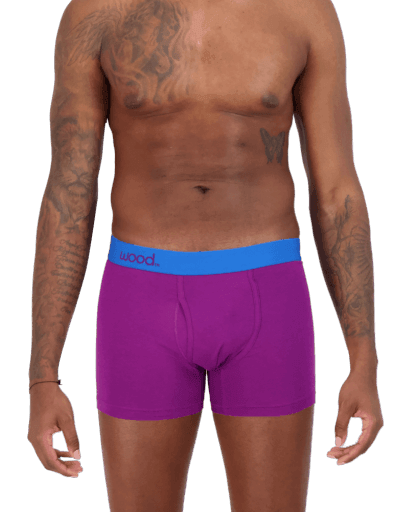 Wood Underwear grape men's boxer brief w-fly - Flyclothing LLC