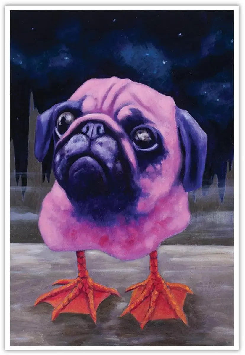 Sean Madden Spacepup 12 x 18 Art Print - Sean Madden - Flyclothing LLC