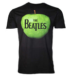The Beatles Apple Logo Black T-Shirt - The Beatles